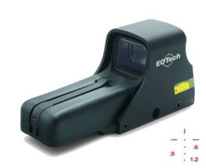 552 308 BALLISTIC RETICLE