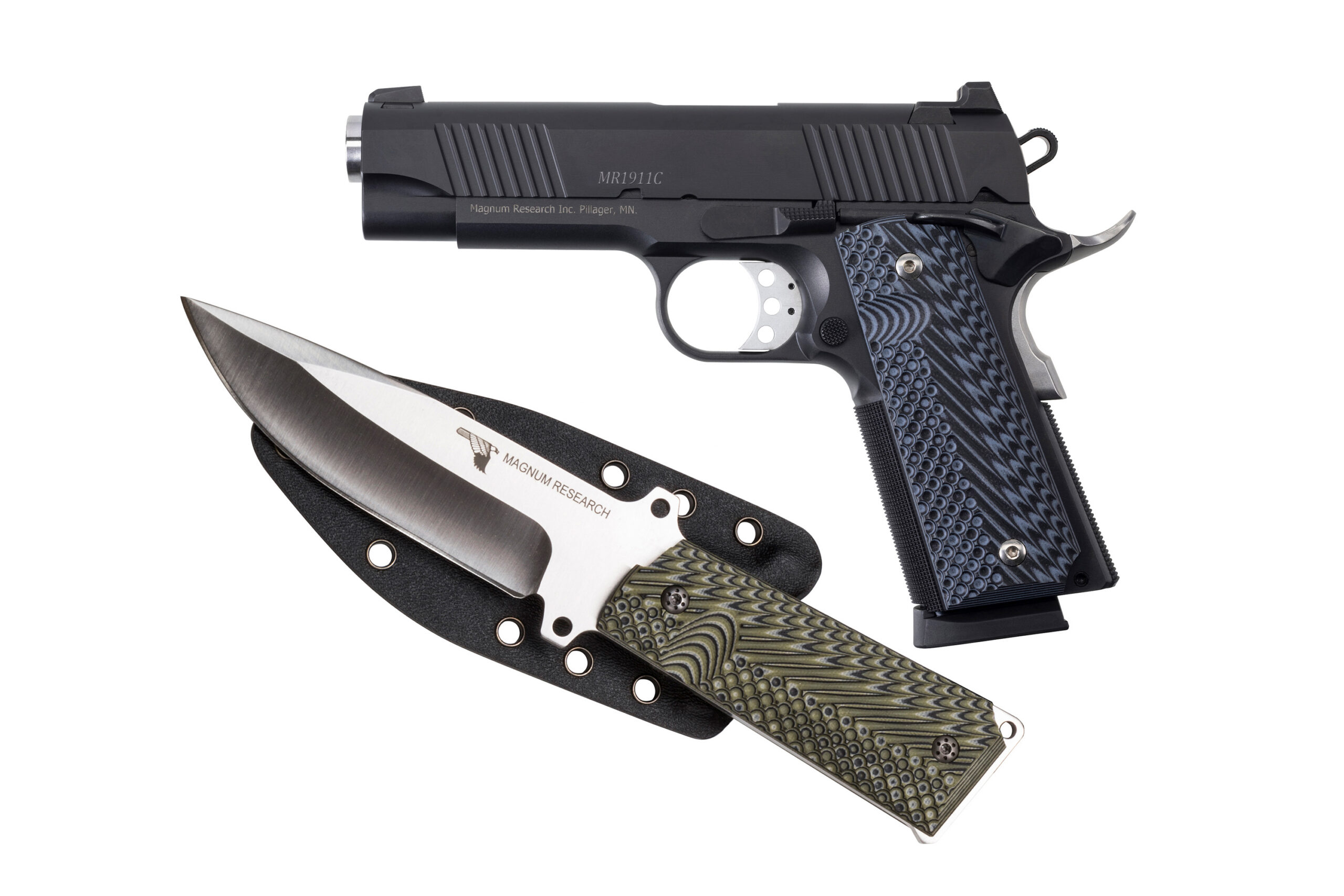 DE 1911 45ACP 4.33" KNIFE #